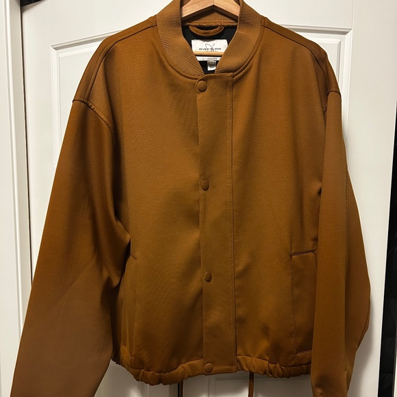 River Island Stylistic Cropped Jacket Sz L - Picture 1 of 4